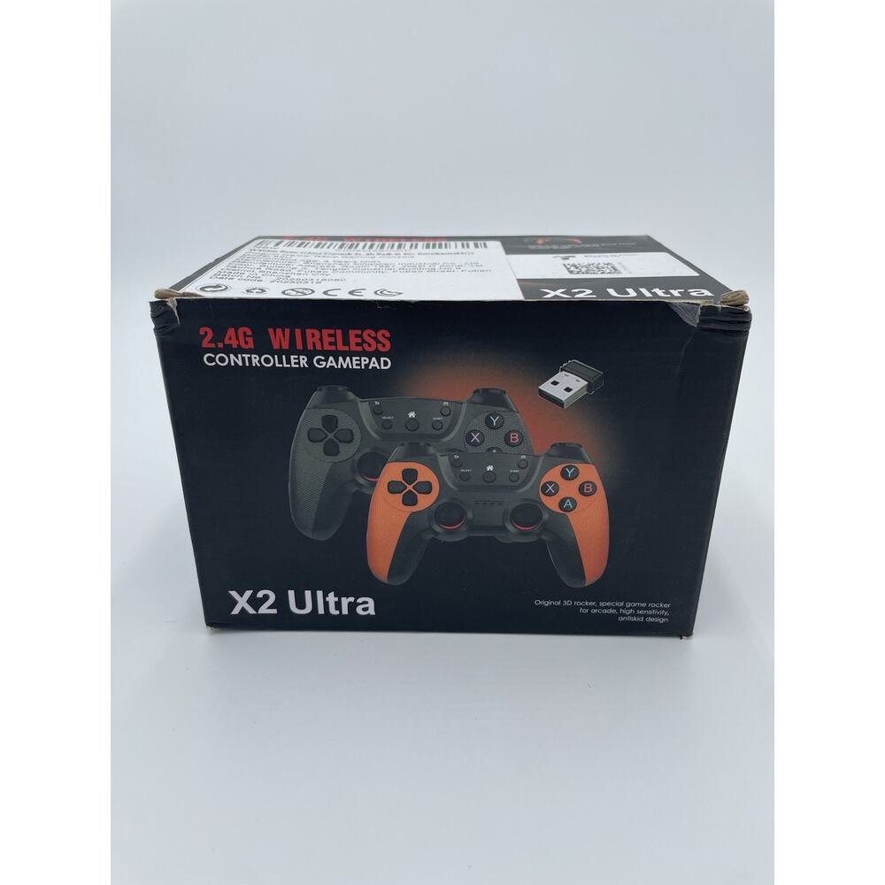 X2 Ultra 2.4G Wireless Gamepad TV Game Box 128G Dual Controllers Arcade Console